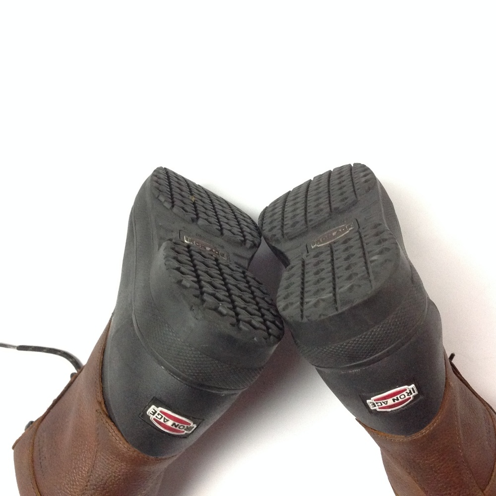 Iron Age Men's Lace Up Work Boots Steel Toe M - Picture 7 of 7